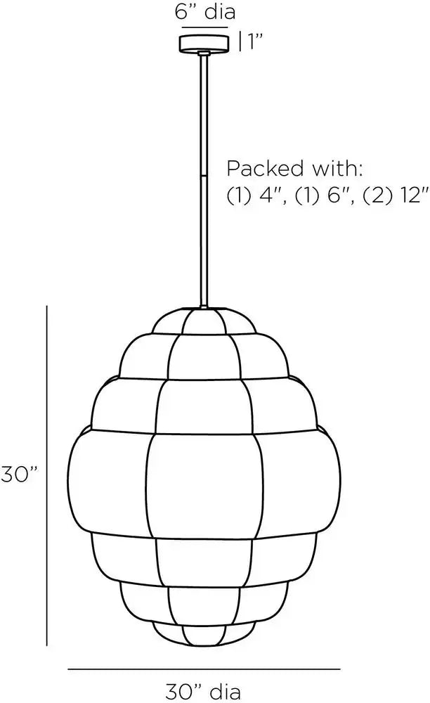 ARTERIORS, YAHARA PENDANT, PENDANT LIGHT