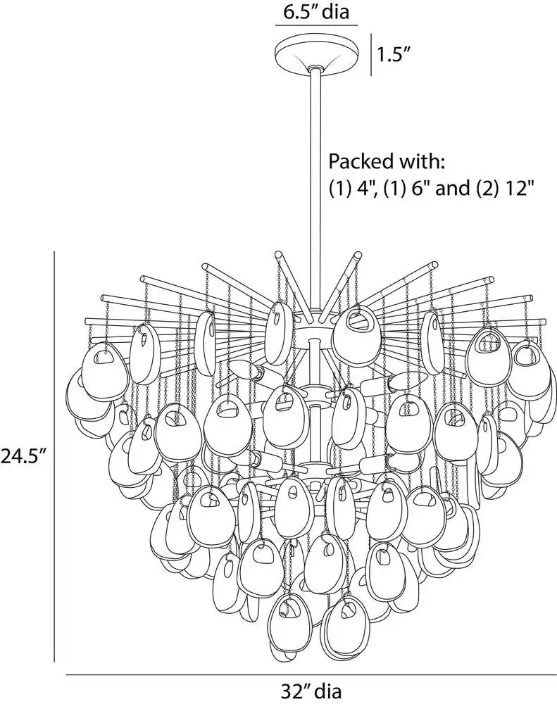ARTERIORS, JACQUELINE CHANDELIER, CHANDELIER LIGHT
