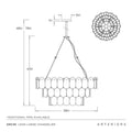 ARTERIORS, LEON CHANDELIER, CHANDELIER LIGHT