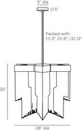 ARTERIORS, BRIDGET CHANDELIER, CHANDELIER LIGHT