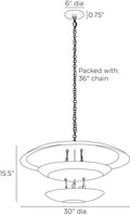 ARTERIORS, FLORKO CHANDELIER, CHANDELIER LIGHT