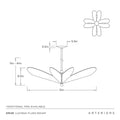 ARTERIORS, LUCINDA FLUSH MOUNT, FLUSH MOUNT CEILING LIGHTS