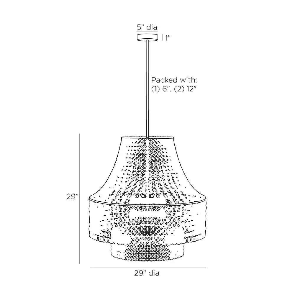 ARTERIORS, HANNIE CHANDELIER, CHANDELIER LIGHT