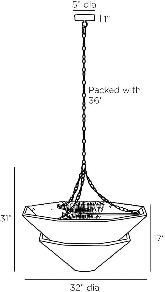 ARTERIORS, ANYA CHANDELIER, CHANDELIER LIGHT