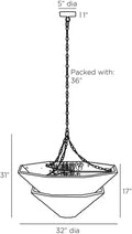 ARTERIORS, ANYA CHANDELIER, CHANDELIER LIGHT