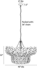 ARTERIORS, BILAL CHANDELIER, CHANDELIER LIGHT
