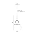 ARTERIORS, TARLOW PENDANT, PENDANT LIGHT