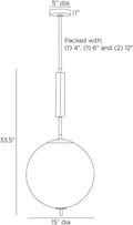 ARTERIORS, FLAGSTAFF PENDANT, PENDANT LIGHT
