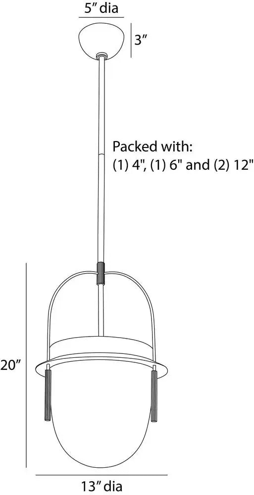 ARTERIORS, KATHLEEN PENDANT, PENDANT LIGHT