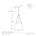 ARTERIORS, LEDA PENDANT, PENDANT LIGHT