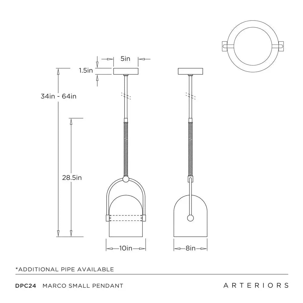 ARTERIORS, MARCO PENDANT, PENDANT LIGHT