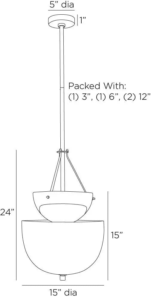 ARTERIORS, COLLEEN CHANDELIER, PENDANT LIGHT