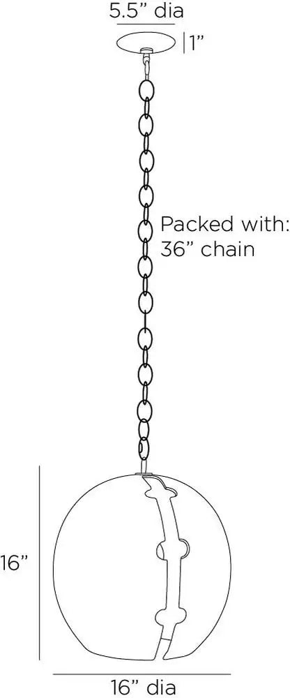 ARTERIORS, HARTLAND PENDANT, PENDANT LIGHT