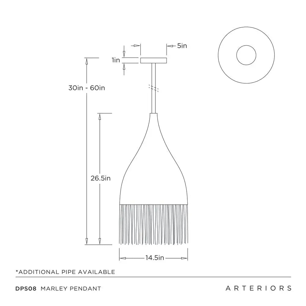 ARTERIORS, MARLEY PENDANT, PENDANT LIGHT