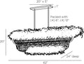 ARTERIORS, YESSIKA CHANDELIER, CHANDELIER LIGHT