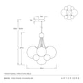 ARTERIORS, MONTROSE CHANDELIER, CHANDELIER LIGHT