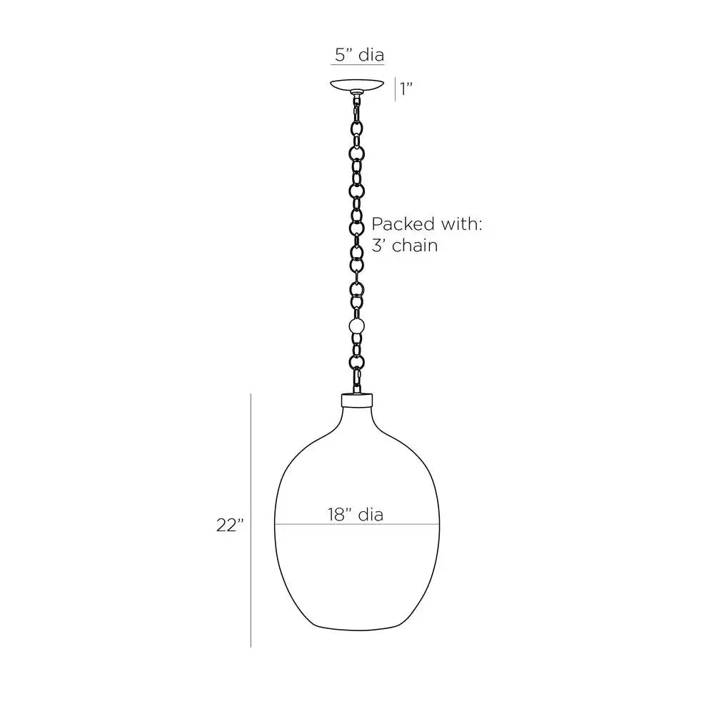 ARTERIORS, TROST PENDANT, PENDANT LIGHT