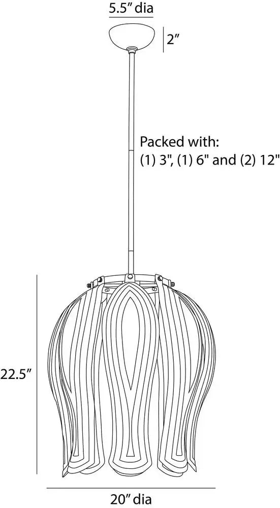 ARTERIORS, JUDITH PENDANT, PENDANT LIGHT