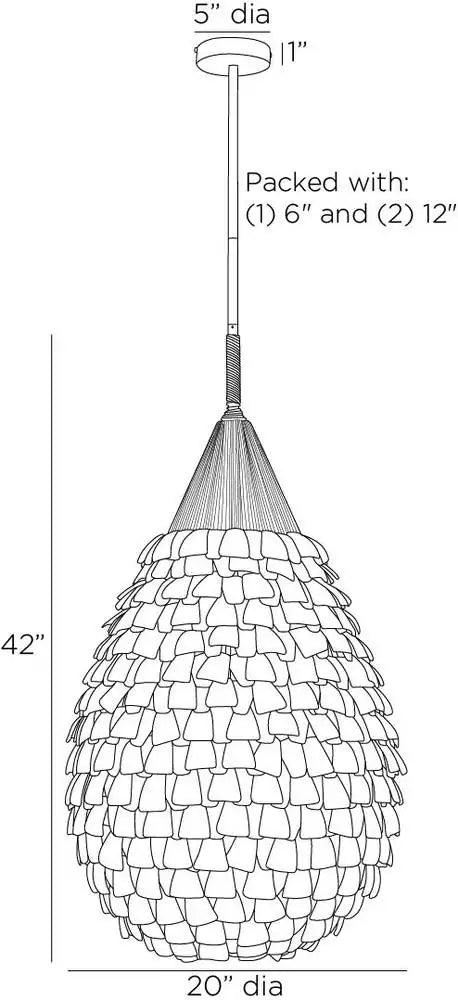 ARTERIORS, FERNDALE PENDANT, PENDANT LIGHT