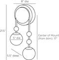 ARTERIORS, BEVERLY SCONCE, PENDANT LIGHT