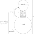 ARTERIORS, CHEYANNE SCONCE, PENDANT LIGHT