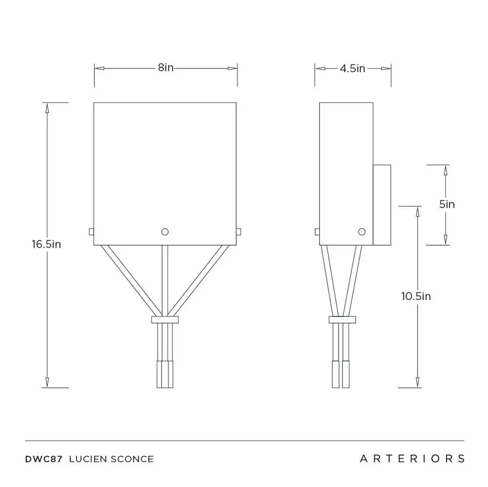 ARTERIORS, LUCIEN SCONCE, PENDANT LIGHT