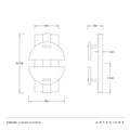 ARTERIORS, LOGAN SCONCE, PENDANT LIGHT