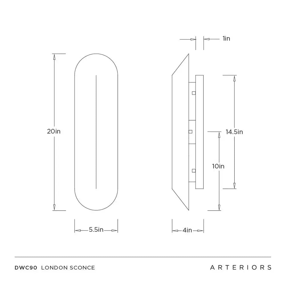 ARTERIORS, LONDON SCONCE, PENDANT LIGHT