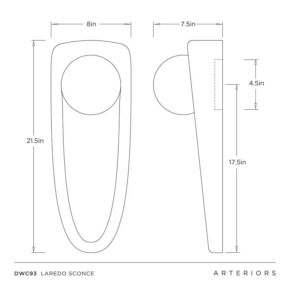 ARTERIORS, LAREDO SCONCE, PENDANT LIGHT