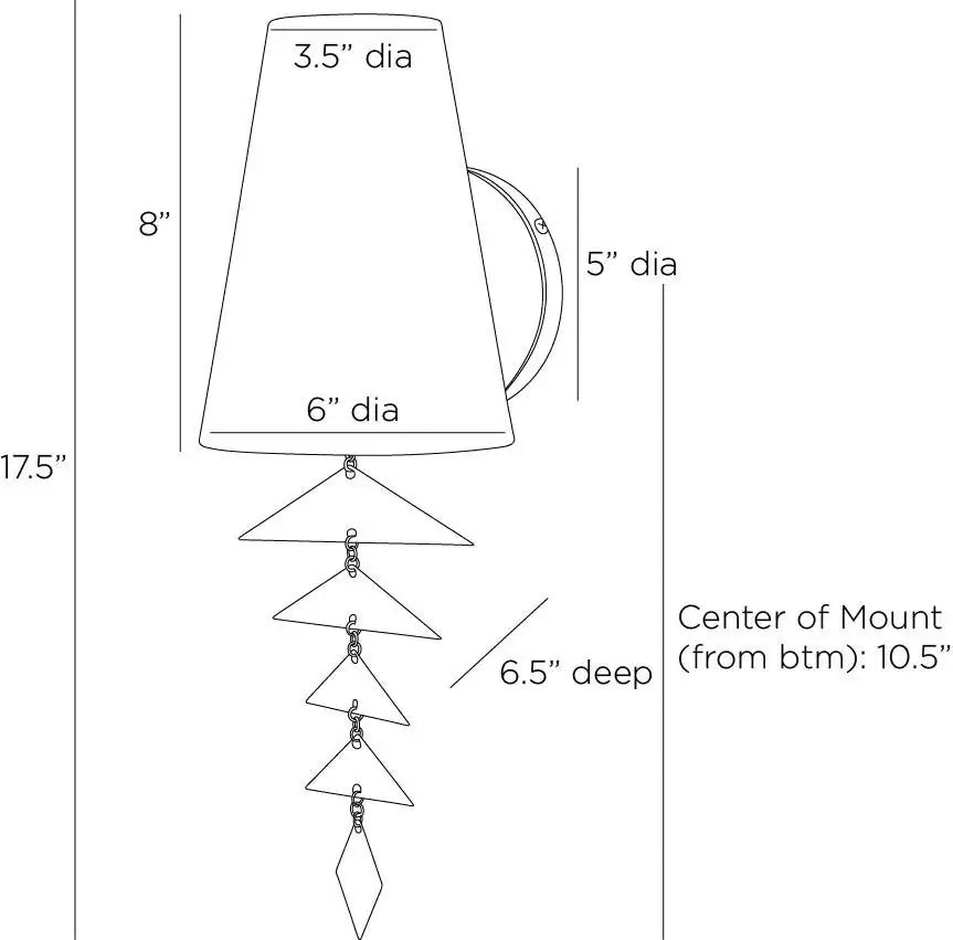 ARTERIORS, ELLIE SCONCE, PENDANT LIGHT