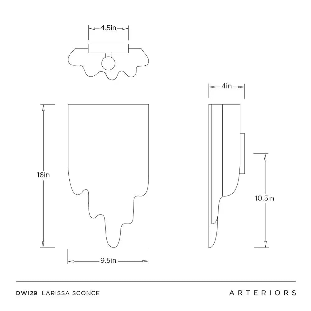 ARTERIORS, LARISSA SCONCE, PENDANT LIGHT