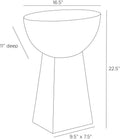 ARTERIORS DORIAN ACCENT TABLE - Side