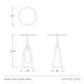 ARTERIORS MILES ACCENT TABLE - Side