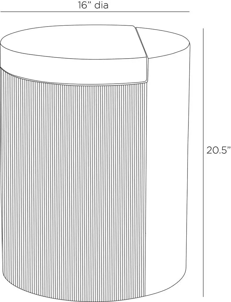 ARTERIORS CELESTINE ACCENT TABLE - Side