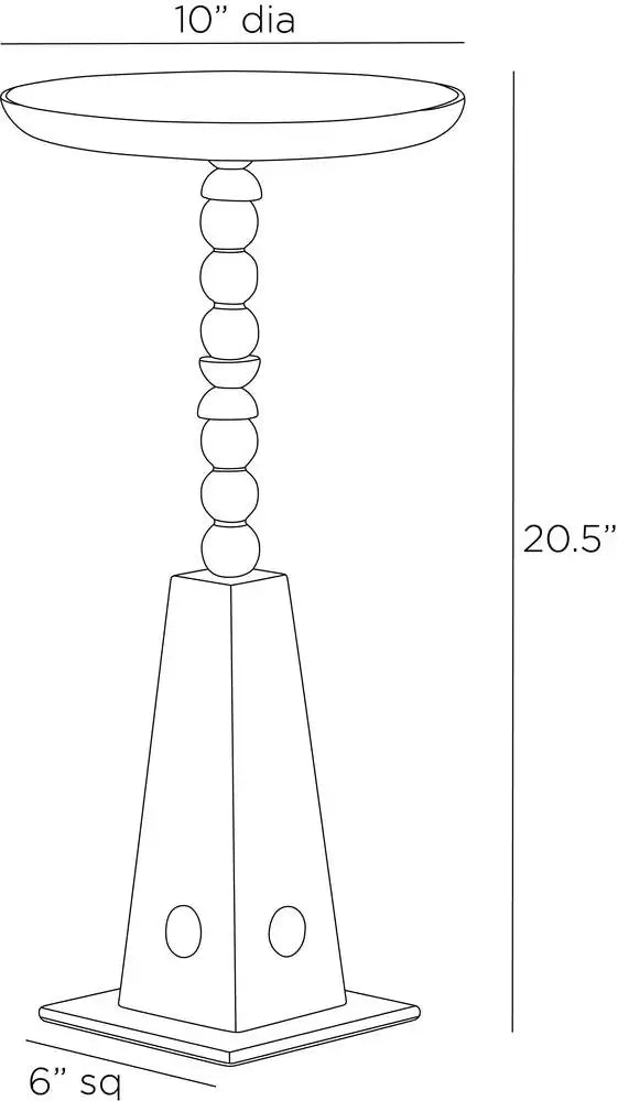 ARTERIORS GRADY ACCENT TABLE - Side