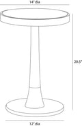 ARTERIORS JEANNE ACCENT TABLE - Side