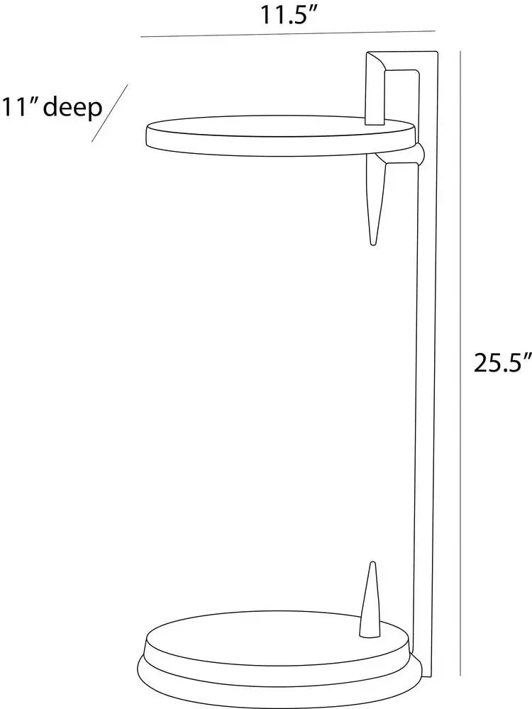 ARTERIORS IVETTA ACCENT TABLE - Side