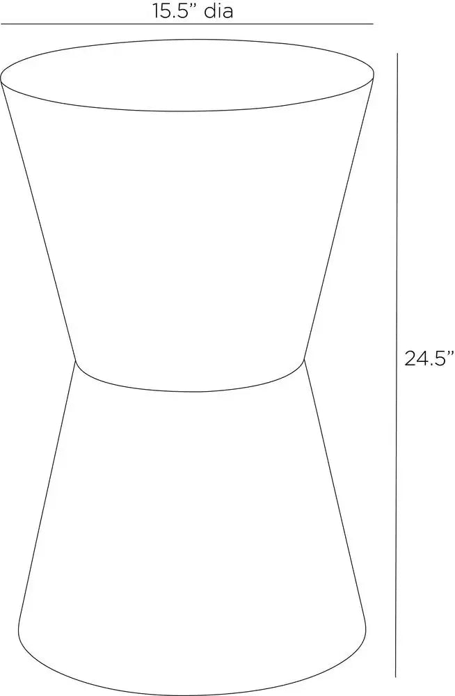 ARTERIORS COSTELLO ACCENT TABLE - Side