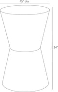 ARTERIORS COSTELLO ACCENT TABLE - Side