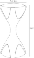 ARTERIORS DEWEY OUTDOOR ACCENT TABLE - Side