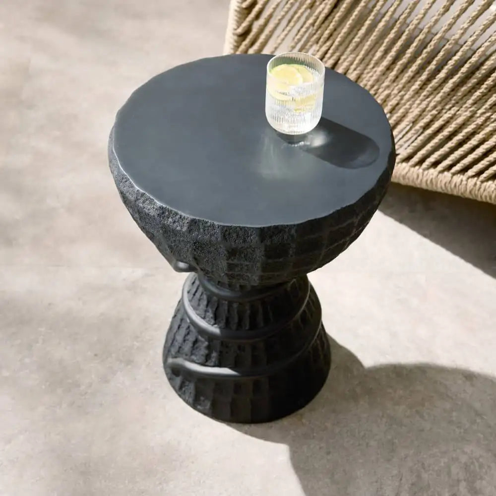 ARTERIORS KOBRA OUTDOOR ACCENT TABLE - Side