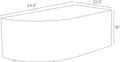 ARTERIORS CORTEZ COFFEE TABLE - Side