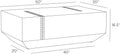 ARTERIORS GILMORE COFFEE TABLE - Side