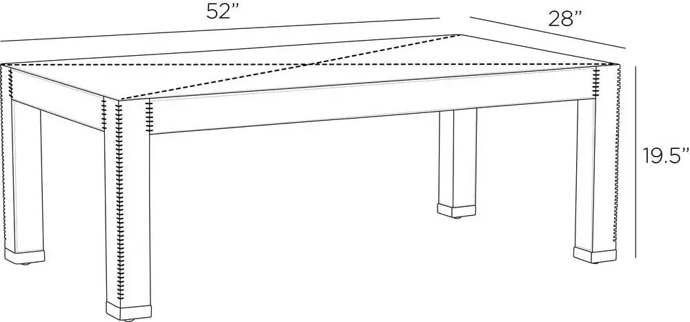 ARTERIORS HIDALGO COFFEE TABLE - Side