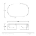 ARTERIORS LORENA COFFEE TABLE - Side