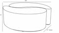 ARTERIORS ADELINE COFFEE TABLES - Side