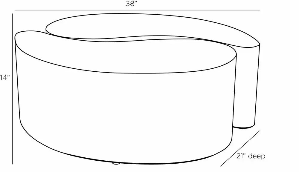 ARTERIORS ADELINE COFFEE TABLES - Side