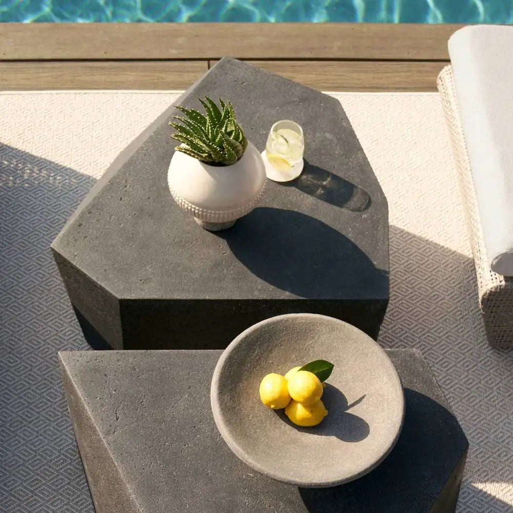 ARTERIORS DROVER OUTDOOR COFFEE TABLES - Side