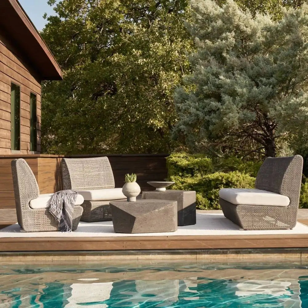 ARTERIORS DROVER OUTDOOR COFFEE TABLES - Side