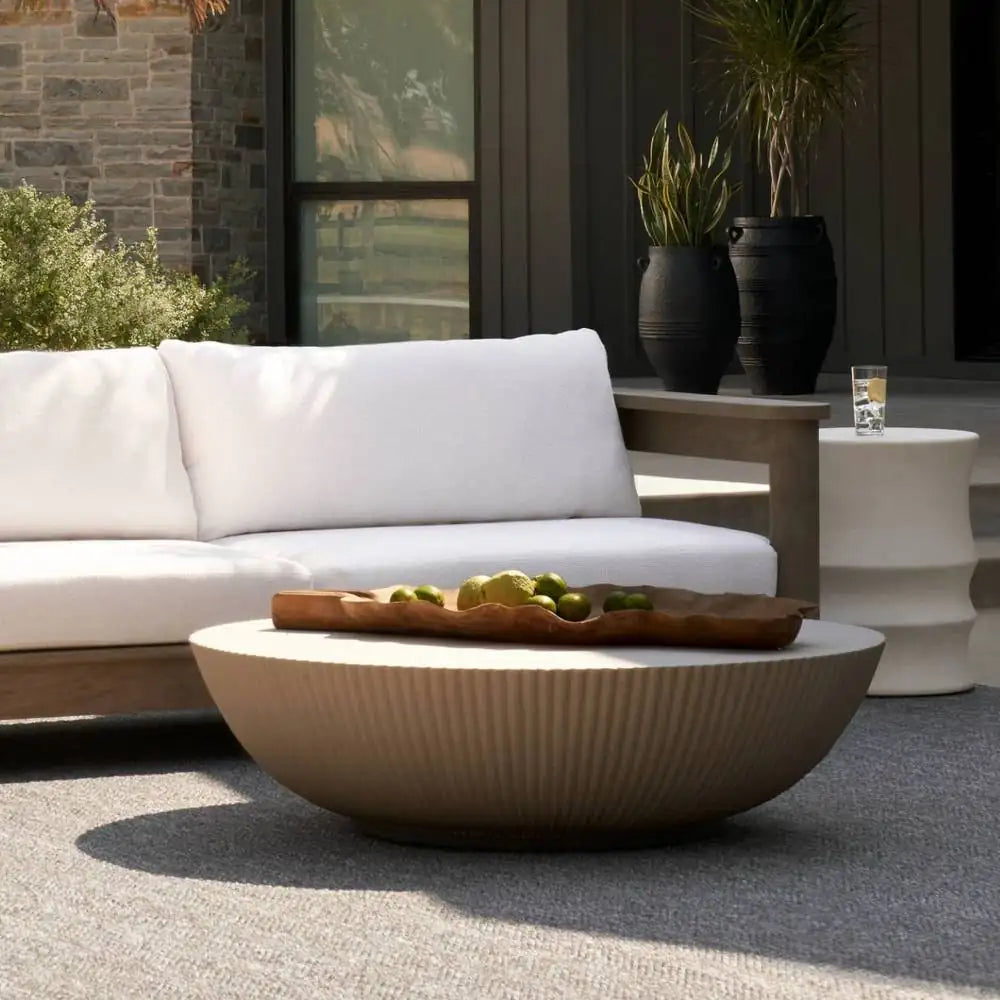 ARTERIORS ETTA OUTDOOR COFFEE TABLE - Side